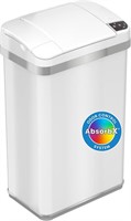 AS IS-iTouchless 4Gal Sensor Trash Can