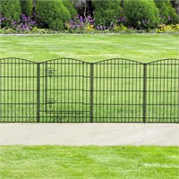 INJOPEXI 6-Panel Decorative Garden Fence