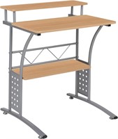 Computer Desk with Shelves 28 Inch
