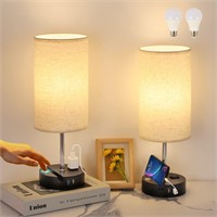 MOOACE 2-Piece Touch Lamp Set