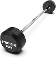 SEALED-Synergee 80LB Fixed Barbell