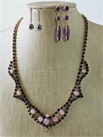 Contemporary Opal & Garnet Necklace Lot