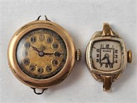 Fortune Gold Filled Pocket Watch Lot
