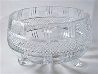 Crystal Large Footed Bowl