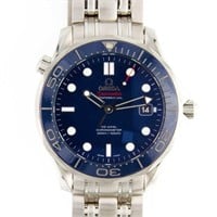 OMEGA SEAMASTER DIVER 300M BLUE DIAL WATCH