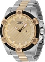 Invicta Men's Gold Tone Dial 52mm Quartz Watch