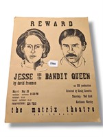 Jessie and the Bandit Queen Matrix Theatre Poster