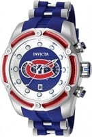 Invicta Men's Sport Blue Red NHL 52mm Quartz Watch