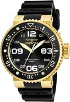 Invicta Men's Pro Diver Gold Black Quartz Watch