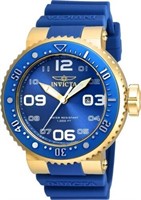 Invicta Men's Pro Diver Blue Gold Tone Watch