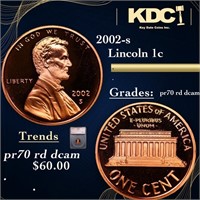 Proof 1993-s Lincoln Cent 1c Graded pr70 rd dcam B