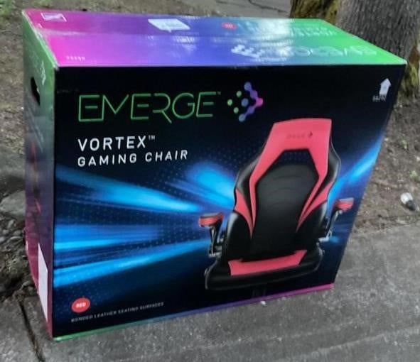 NIB gaming/ office chair. Black and red.