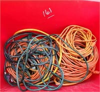 Large Group of Electrical Extension Cords