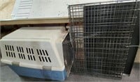 Pair of Large Dog Cages