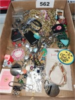 LOT COSTUME JEWELRY MISC. PIECES