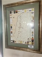 FRAMED VTG EXPEDITION OF NAPA VALLEY WINERIERS
