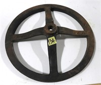 K477 / No 12 - 12" Cast Iron Pulley Wheel