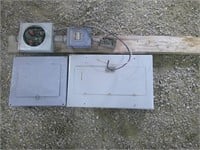 meter box on post