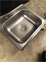 Stainless Sink (25" W x 21.5")