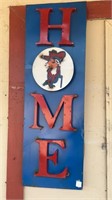 Ole Miss Metal Home Sign