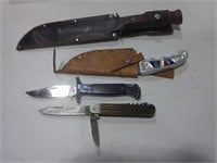 4 hunting knives