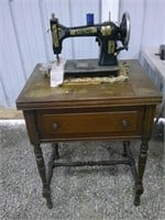 Franklin sewing machine and cabinet