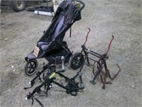 bike racks, stroller