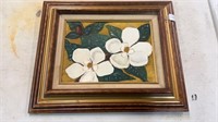 Magnolia Oil on Board by Harriet Montaque Caldwell