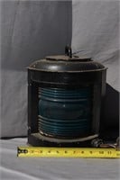 9B: Neptune N R Brass nautical oil lamp