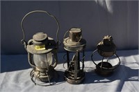 15B: (3) Oil Lamps,