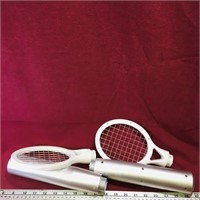 Pair Of Nintendo Wii Tennis Racket Controllers