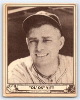 1940 Playball Baseball #47 Oscar Vitt