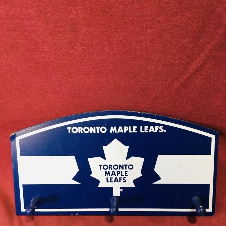 Toronto Maple Leafs Wooden Coat Rack