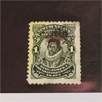 Antique Newfoundland Postage Stamp