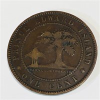 1871 Prince Edward Island One Cent Coin