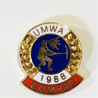 1988 UMWA Compac Pin