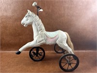Vintage Painted Wood Carousel Horse