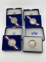 Four 1986 Uncirculated Liberty Coins