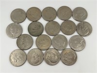 Selection of Eisenhower Dollars
