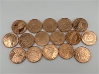 Selection of Copper Coins