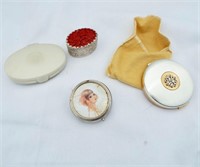Vintage Compacts and Pill Boxes. Various sizes