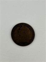 1897 One Penny Victoria Dei Gra Britt