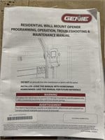 Genie residential wall mount opener used