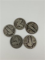 Selection of Standing Liberty Quarters