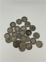 Selection of Barber Dimes