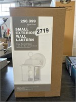 Small exterior wall lantern model number 250 399
