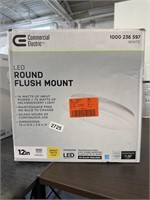 Commercial electric led round flush mount