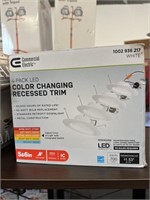 Commercial electric 4 pack led color changing