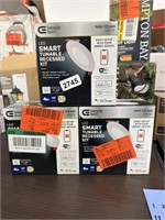 Lot of 3 commercial electric led smart tunable