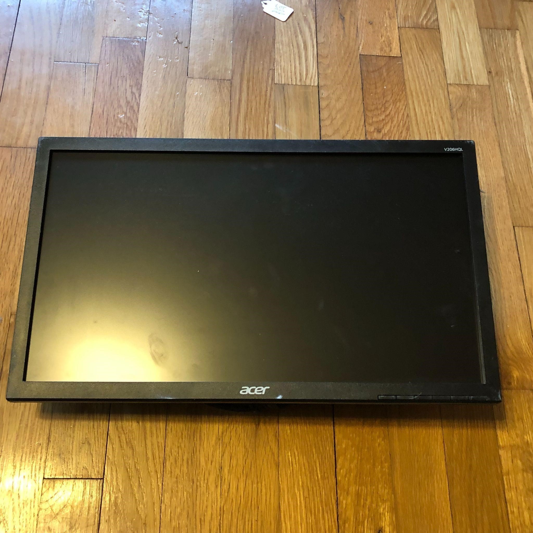 Acer Monitor with Power Cord